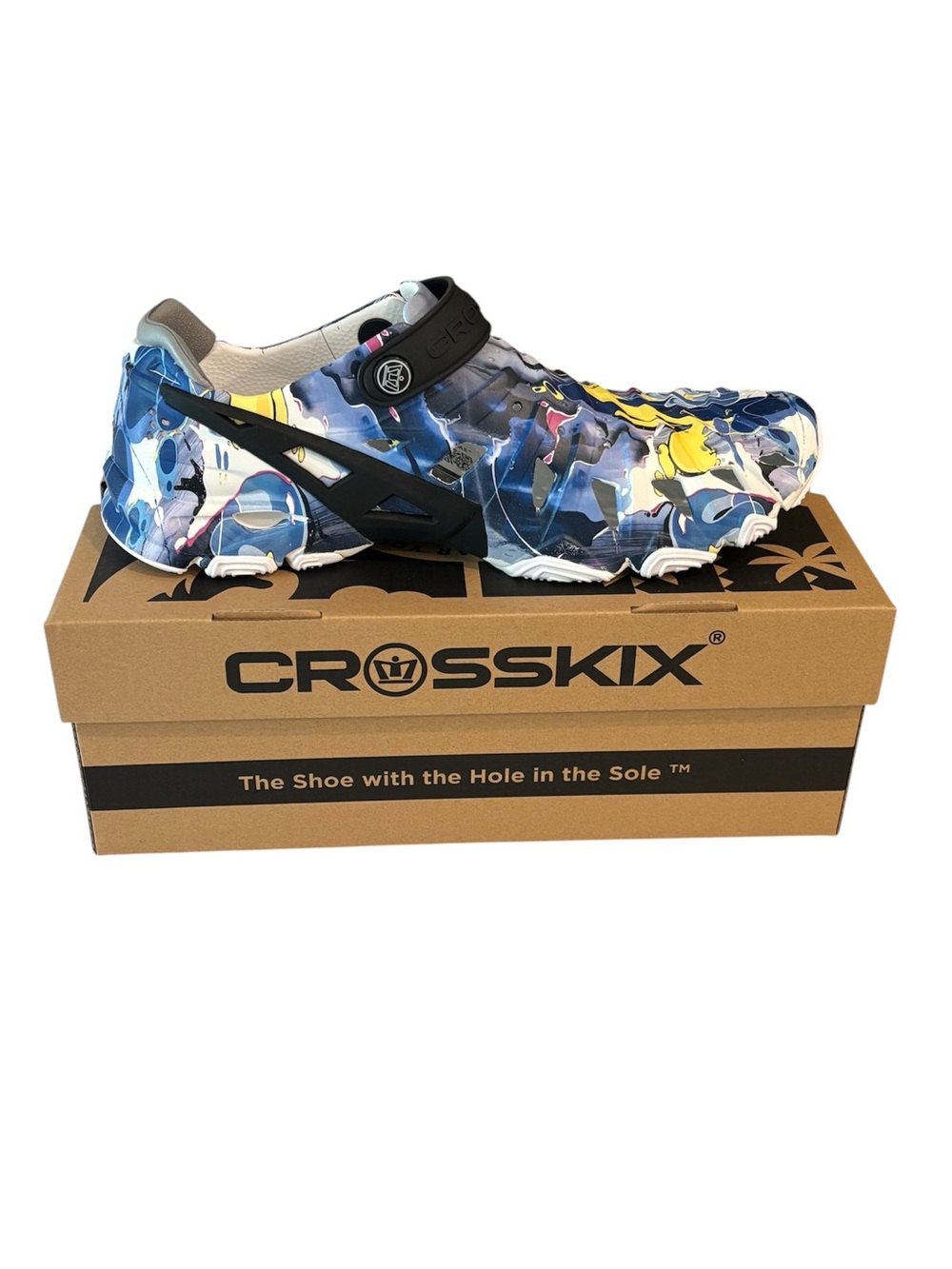 CROSSKIX Men’s Graffiti Water/Land Hybrid Footwear Shoes Size 13